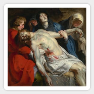 The Entombment by Peter Paul Rubens Sticker